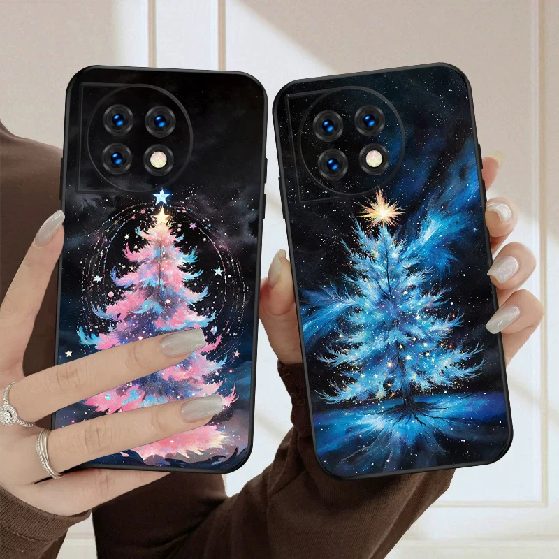 Melhor para estrela de natal para oneplus 8 9 11 12 13 10 pro 9rt 8t 12r ace 3 5 2v nord ce 4 lite n20 30 200 silicone macio caso de telefone