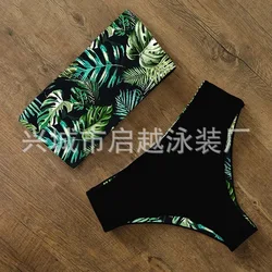 Bikini 2022 Swimwear Swimsuit Women Print High Waist Bikini Set  Bathing Suit Female Beach Wear Biquini