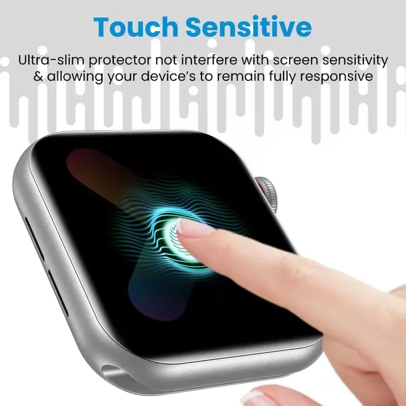 1-5Pcs Privacy Hydrogel Film for Apple Watch Series 11 10 S11 S10 Screen Protector Soft 46 42mm Protective Film image 5