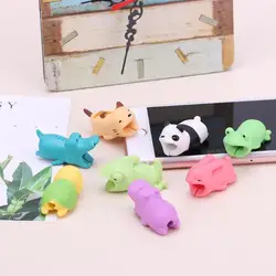 1Pc Cartoon Animal Cable Protector Cord Wire Protection Mini Cover Charging Cable Winder High Quality Protector For Usb c