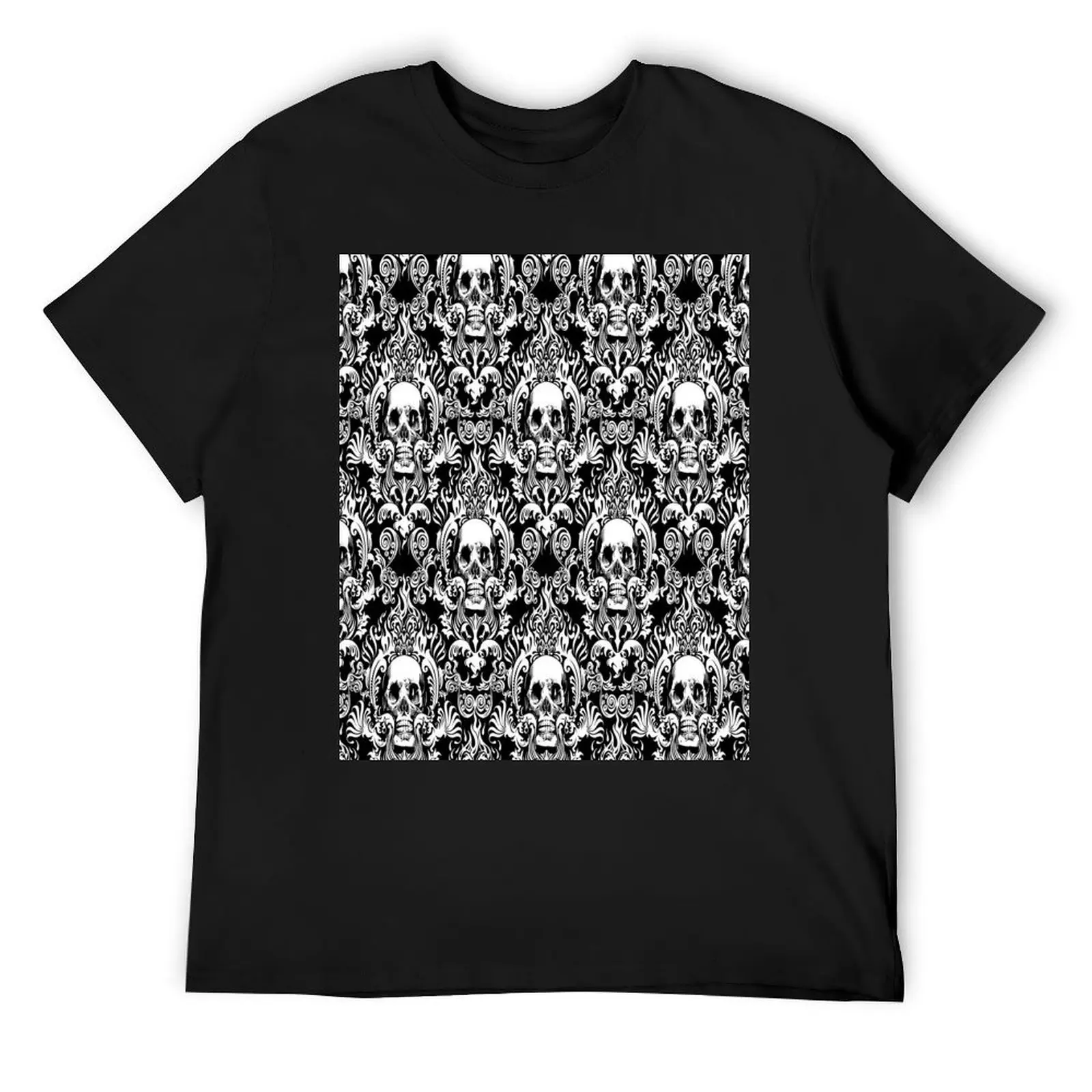 Skull Scroll T-Shirt new edition street wear men clothing