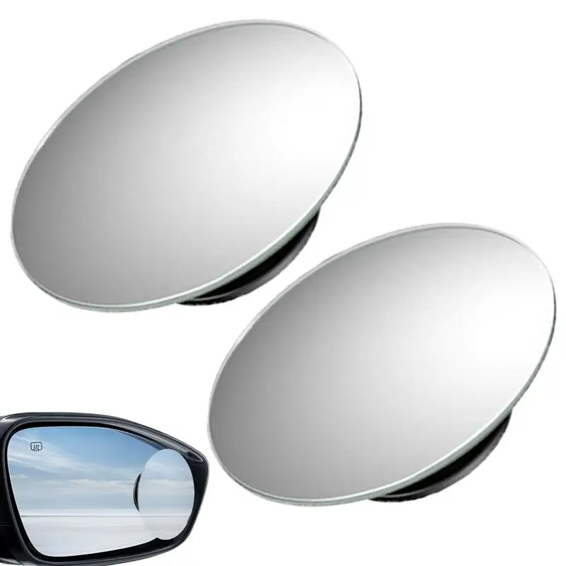 2Pcs Car Blindspot Mirrors Car Rear View Mirrors Adjustable Rear View Convex Mirrors With Wide Angle automobile Reverse assist