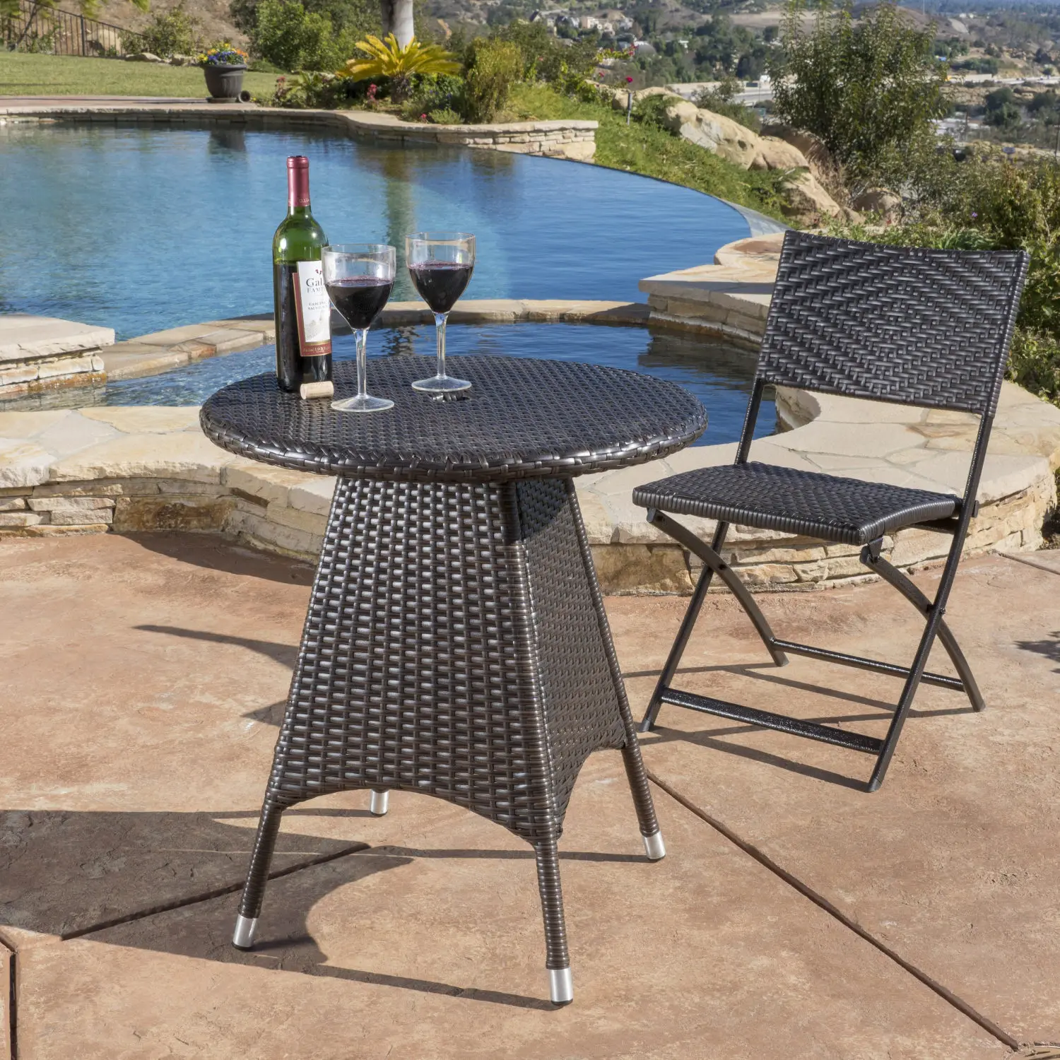 Christopher Knight Home® Outdoor Wicker Dining Set - Durable Patio Furniture