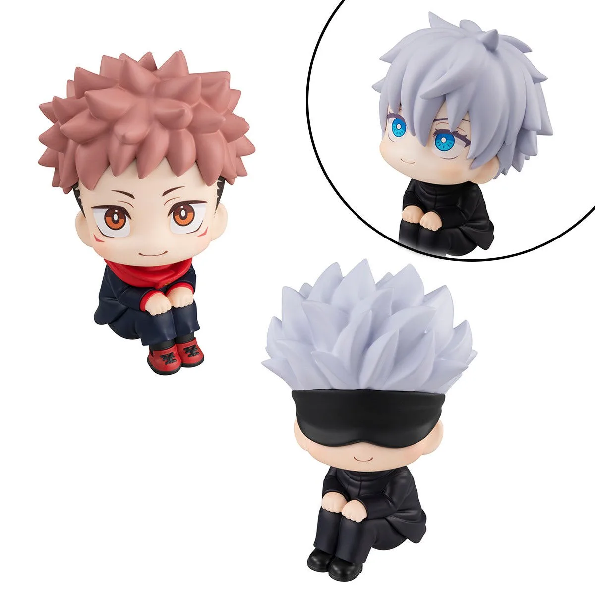 100% Original MegaHouse Look Up Jujutsu Kaisen Gojou Satoru Anime Figure Action Figure Collection Series  Model Toys Garage Kit