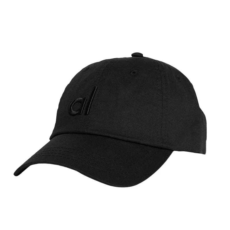 AL Baseball Cap Sunscreen Hat Duck Tongue Cap Solid Color Casual Breathable Hat for Four Seasons