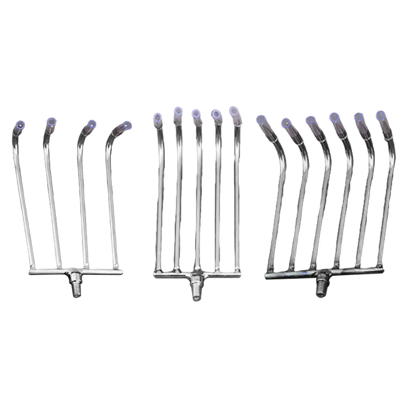 

Hand Rake Head Sturdy Versatile Stainless Steel Easy Installation Gardening Tool for Farm Raking Outdoor Activities Lake Fishing