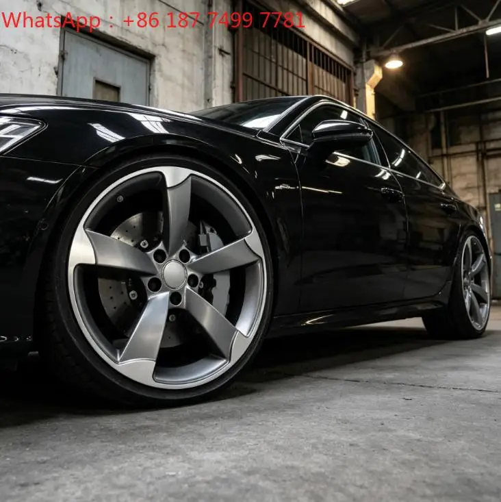 19 20 21 22 Inch 5x112 Two Tone Silver 5 Spoke Lightweight Monoblock Forged Alloy Wheel Rims Passenger Car Wheels
