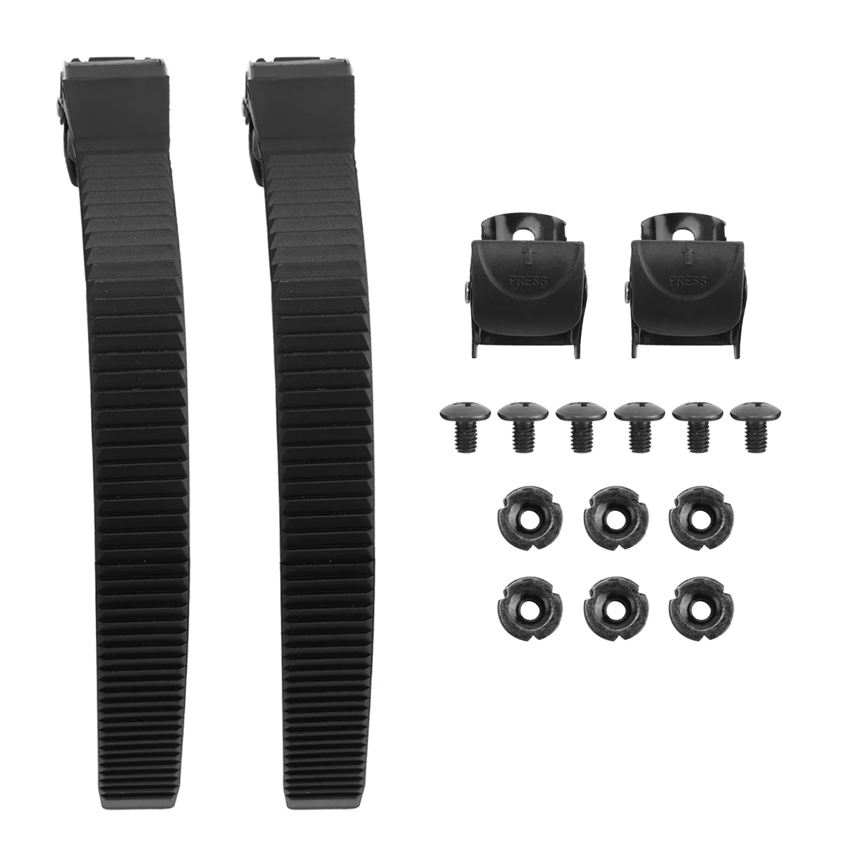 

A89E-2 Set Replacement Inline Skate Strap Skating Shoes Energy Strap Skate Strap Buckles Screws for Men Women Kids