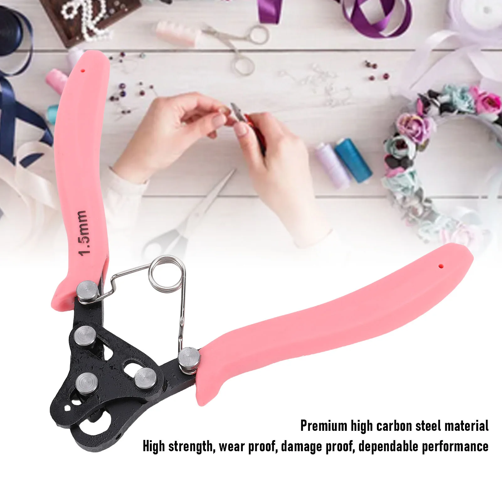 One Step Looper for Jewelry DIY Metal Craft Wire Bending Tool 9 Pin One Step Looper Pliers To Create Consistent Loops view 6