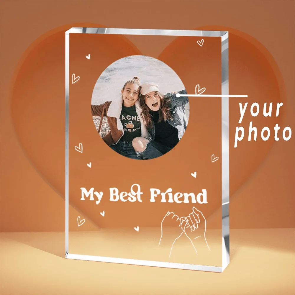 Personalized Customized Photo Plaques, Acrylic Photo Frames, Best Friend Gifts, Friend group photos, graduation gifts, anniversa
