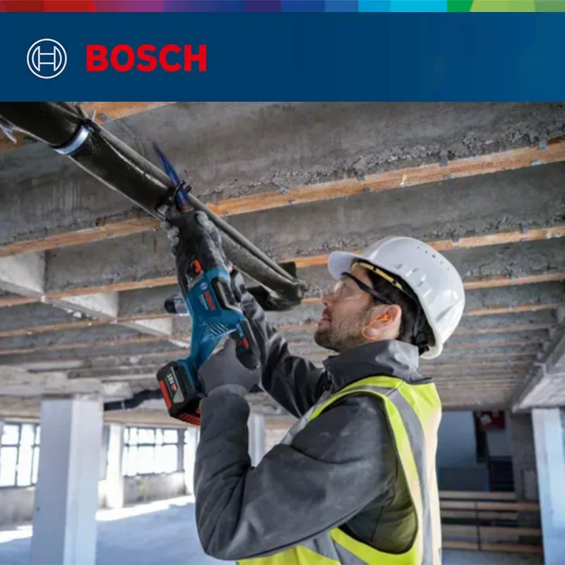 Imagem -04 - Bosch Alternativo Saw Gsa 185-li Recarregável Serra Serras Portáteis Movidos a Bateria para Cortar Metal Madeira sem Fio Poder de Corte