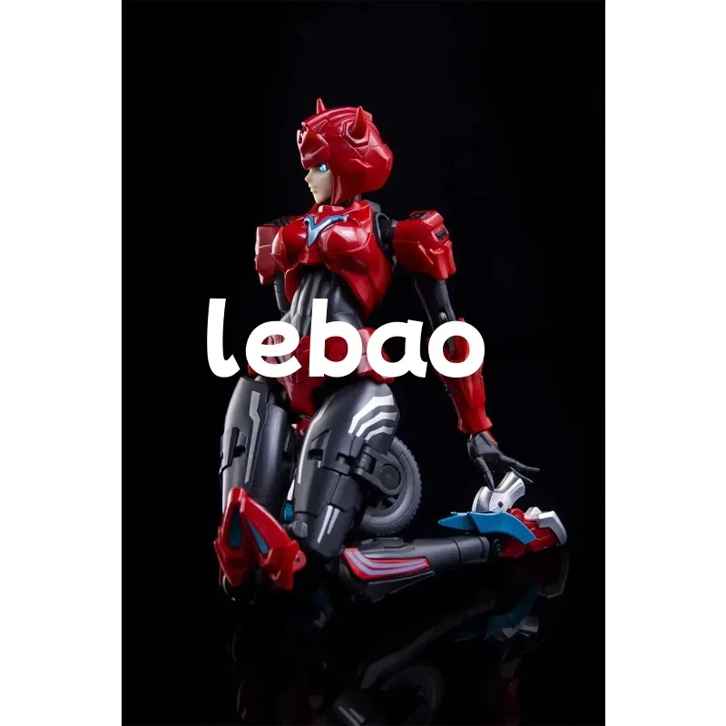 【Em estoque】Novo robô transformar espaço CS-02 CS02 pequena abelha vermelha robô mecha menina figura de ação brinquedo coleção