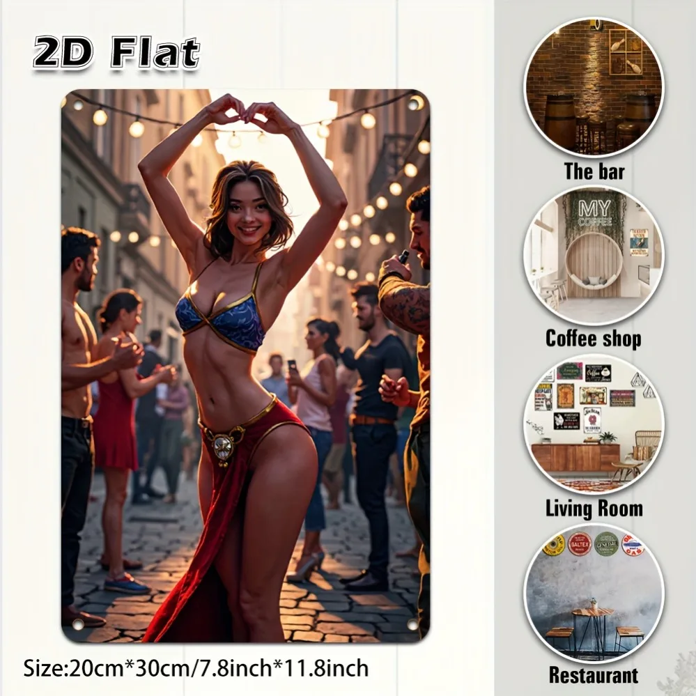 

Vintage 2D wall plaque, perfect home decor for Halloween & Christmas gifts.