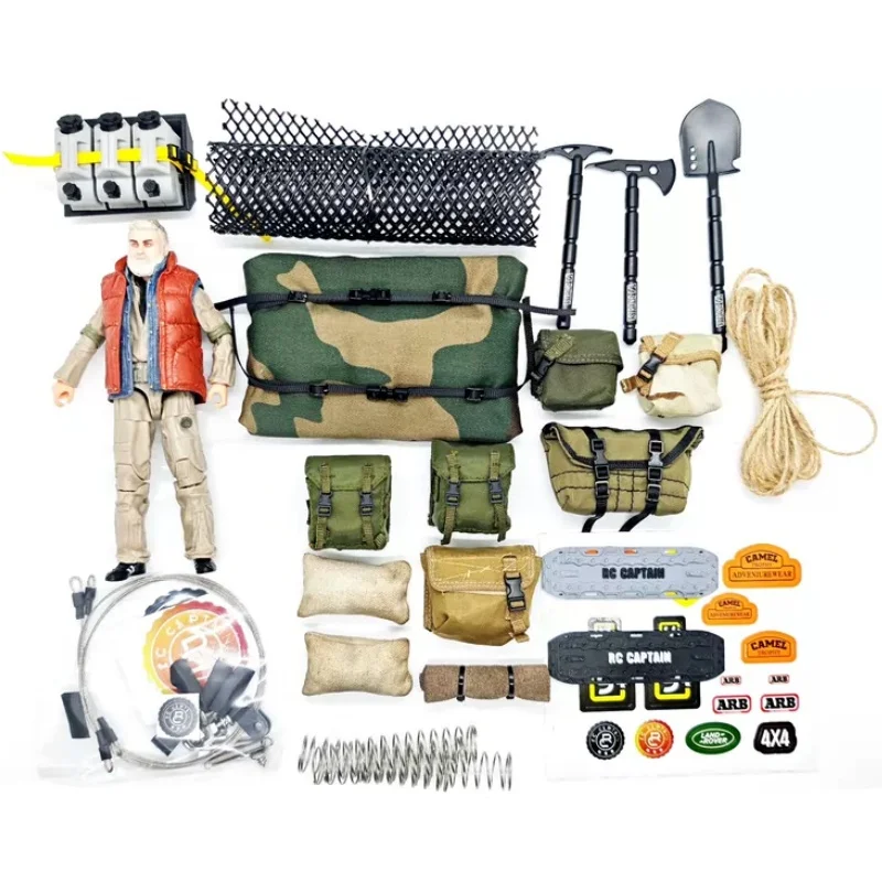 Full Scale Simulation Mood Decor Upgrade Kit for MJX Hyper Go H12Y H12Y+ 1/12 RC Crawler  Appearance Mod Accessories Package