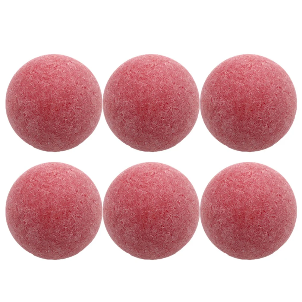 

8 Pcs Table Soccer Balls Replacement Football Mini Tabletop Game Footballs Foosball Foosballs Bright Red Color