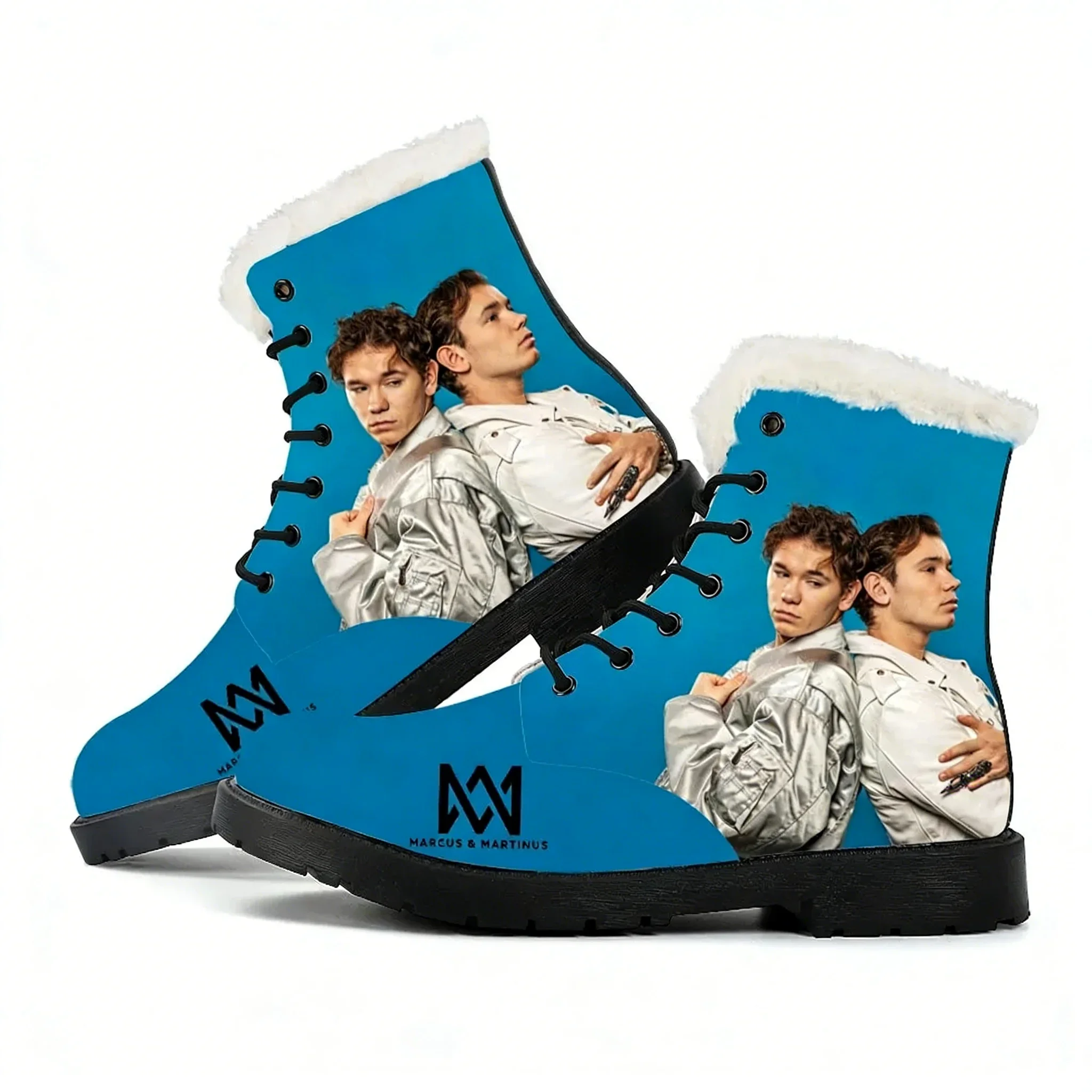 

Плюшевые ботинки Marcus And Martinus для рэпа и танцев, мужские, женские, подростковые, уличные повседневные ботинки, легкие, для пар, с возможностью индивидуального дизайна