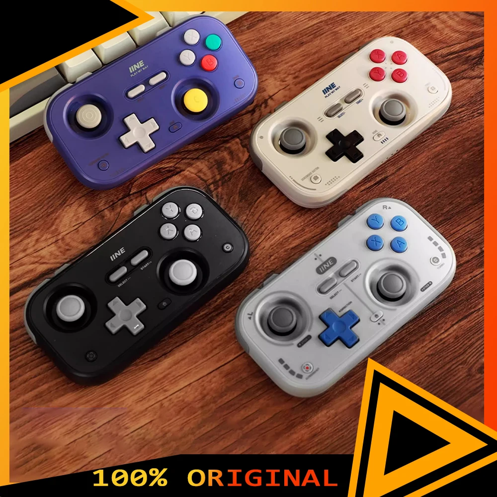 Mini controller tascabile IINE Gamepad palmari 1000 Hz Joystick Hall Telecomando video corto adatto per iPhone Android NS2