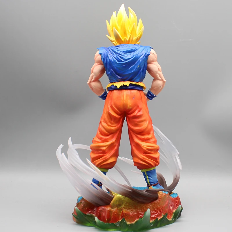 Anime Battle Damaged Goku Model Dragon Ball Action Figure Shadow Son Goku Super Saiyan Figures PVC Collection Doll Toys