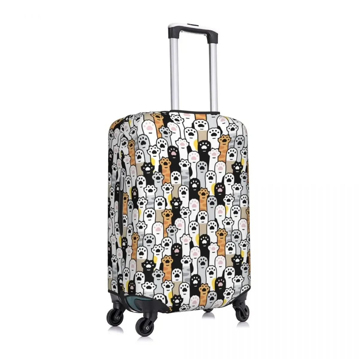 Fashion Dog Footprint Cat Paw Pattern Luggage Cover Protector Dust Proof Travel Suitcase Covers