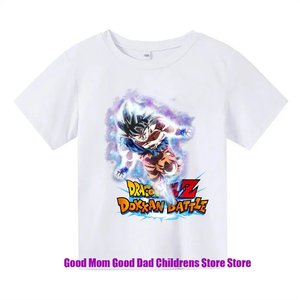 2024 nowa Dragon Ball Zkakarotte letnia fajna dziecięca koszulka rekreacyjna kreskówka t-shirt dla chłopców i dziewcząt 3-15 prezent urodzinowy