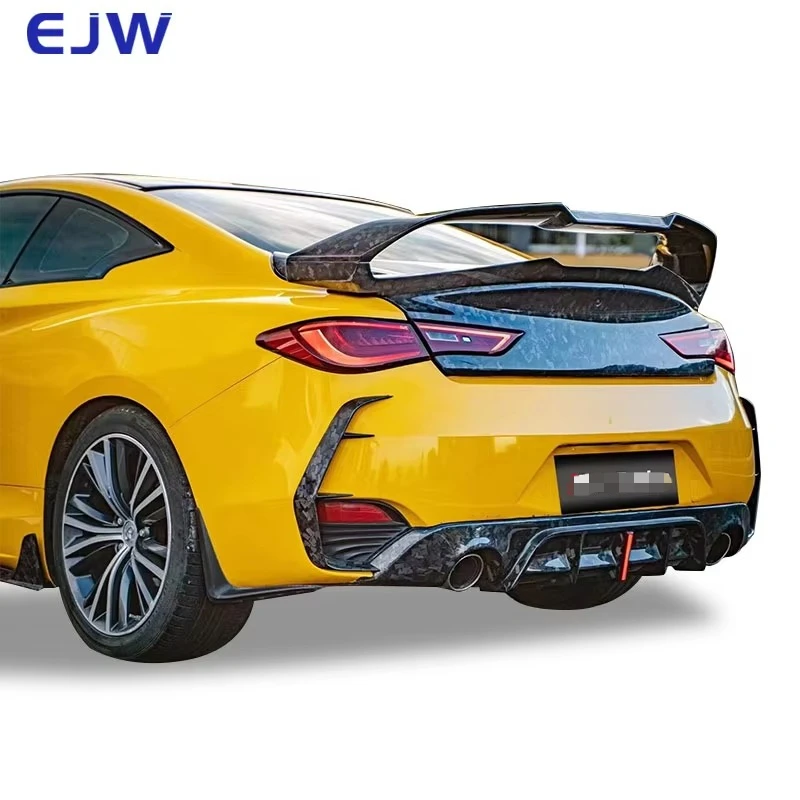 

For Infiniti Q60 Dedicated MBJ Carbon Fiber Trunk Spoiler For Cars, High-quality Carbon Fiber Tail Wing 2016+