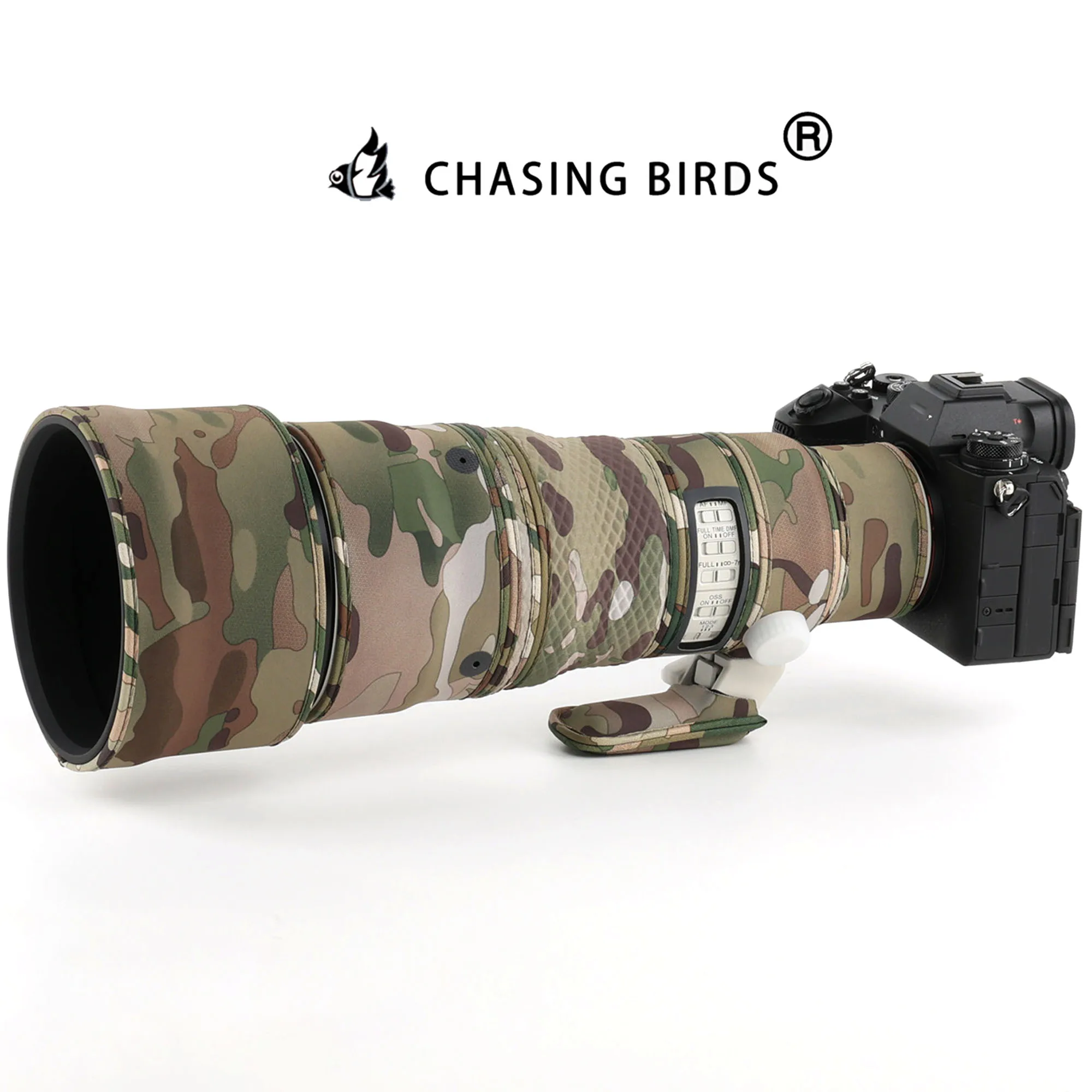 CHASING BIRDS Ver V Lens Camouflage Coat for SONY FE 600mm F6.3 GM OSS Waterproof and Rainproof Lens Protective Cover SEL 600