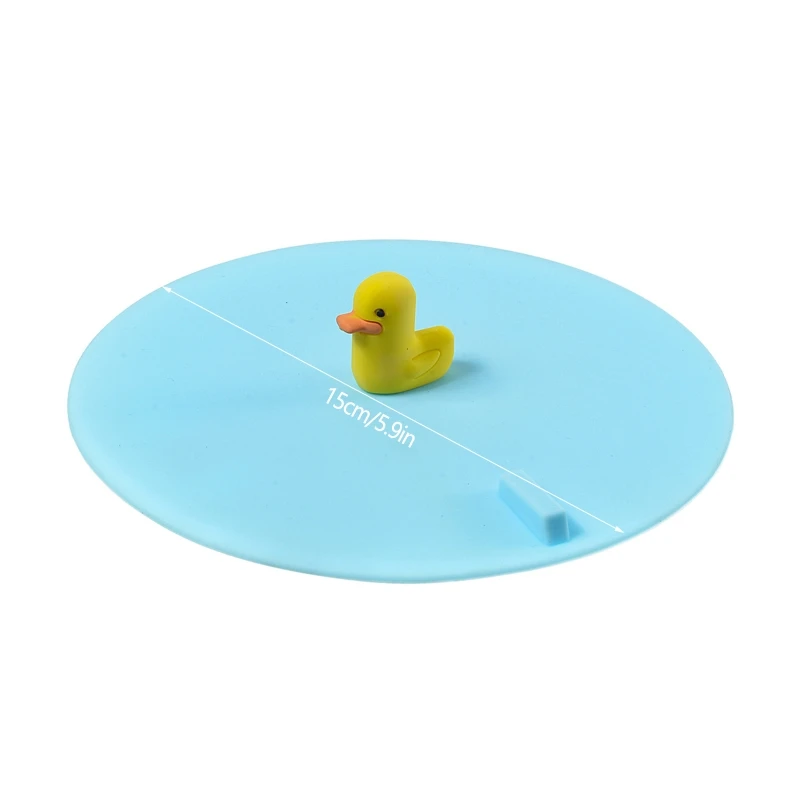 E5BE Multipurpose Silicone Deodorant Floor Drain Cover Bathroom Drain Stopper Round Sink Leakage-proof Water Sealing Cover