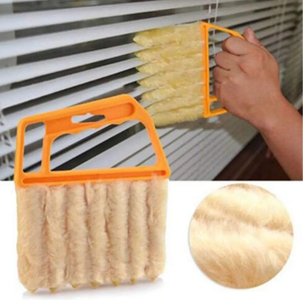 

Shutters Cleaning Brush Useful Microfiber Blind Air Conditioner Duster Cleaner with Washable Air Conditioner Duster Tool