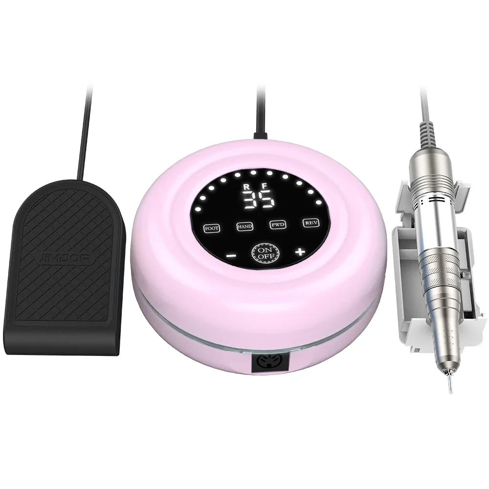 

65W 35000rpm Nail Drill Manicure Pedicure Kit Machine Professional Nail Drill Machine Electric Nail Drill Machine