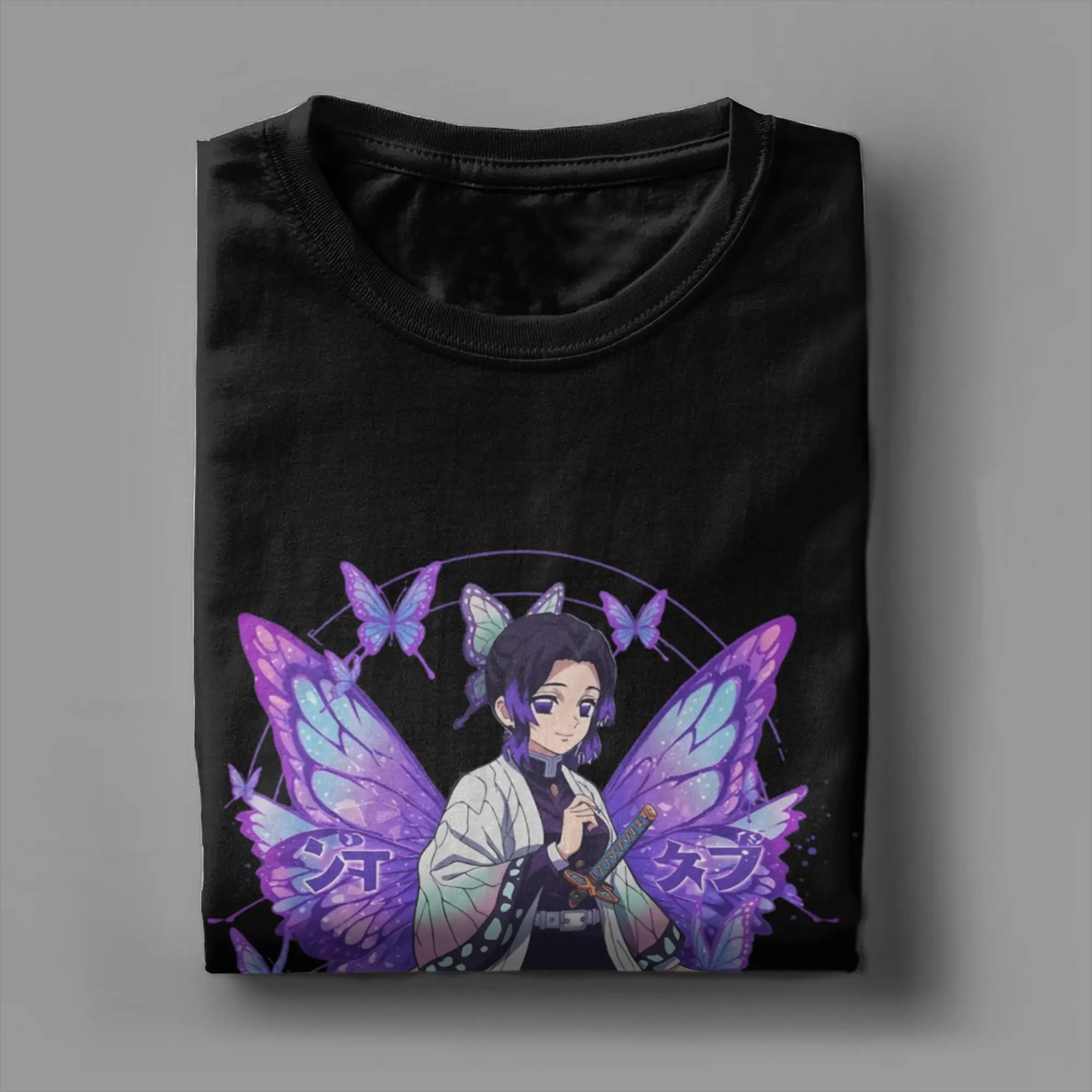 شينوبو كوتشو أنيمي شيطان القاتل تي شيرت الشاطئ تي شيرتات قطن للرجال محب عادية تي شيرت قصير الأكمام الشارع الشهير تي شيرت علوي