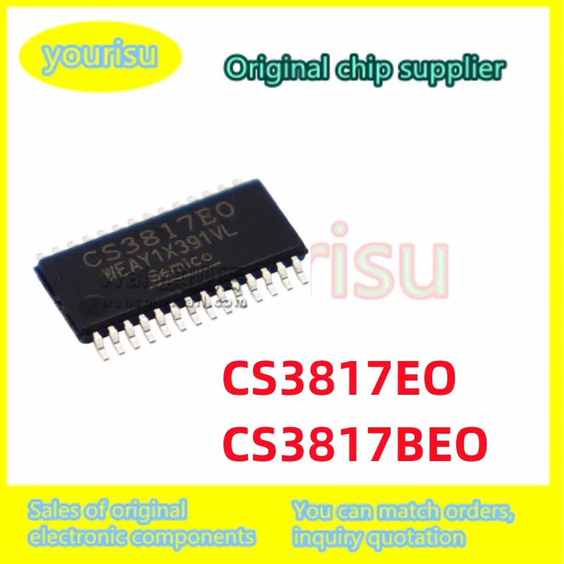 5Pcs/Lot Original CS3817BEO CS3817EO CS3817CEO CS3817E0 CS3817 HTSSOP28 Audio Power Amplifier Chip