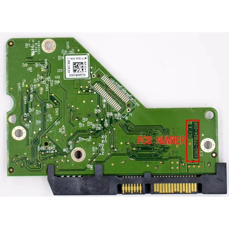 2060-771824-006 REV A / hard disk circuit board / 771824-506 ,771824-706 771824-D06, 771824-B06,771824-A06