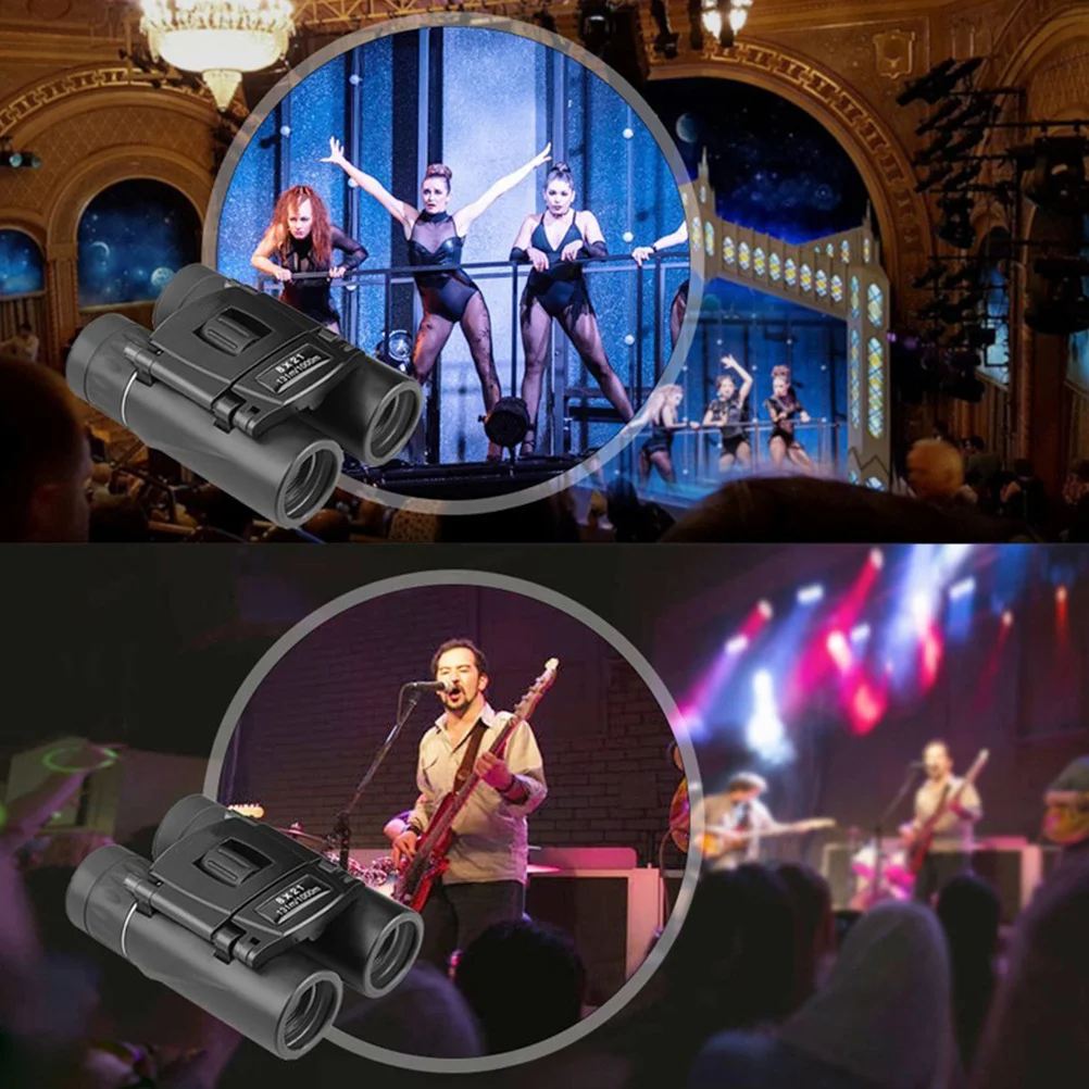 

8x21 Compact Folding Binocular Telescope Professional Multilayer Coated Optics Waterproof Fog Proof Long Range 1000m for Camping