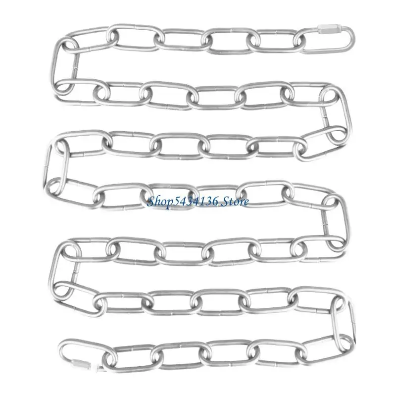 H7ED 6 Feet Pendant Light Fixture Chain Adjustable Metal Pendant Chandelier Chain for Chandelier, Plant, Fruit Basket