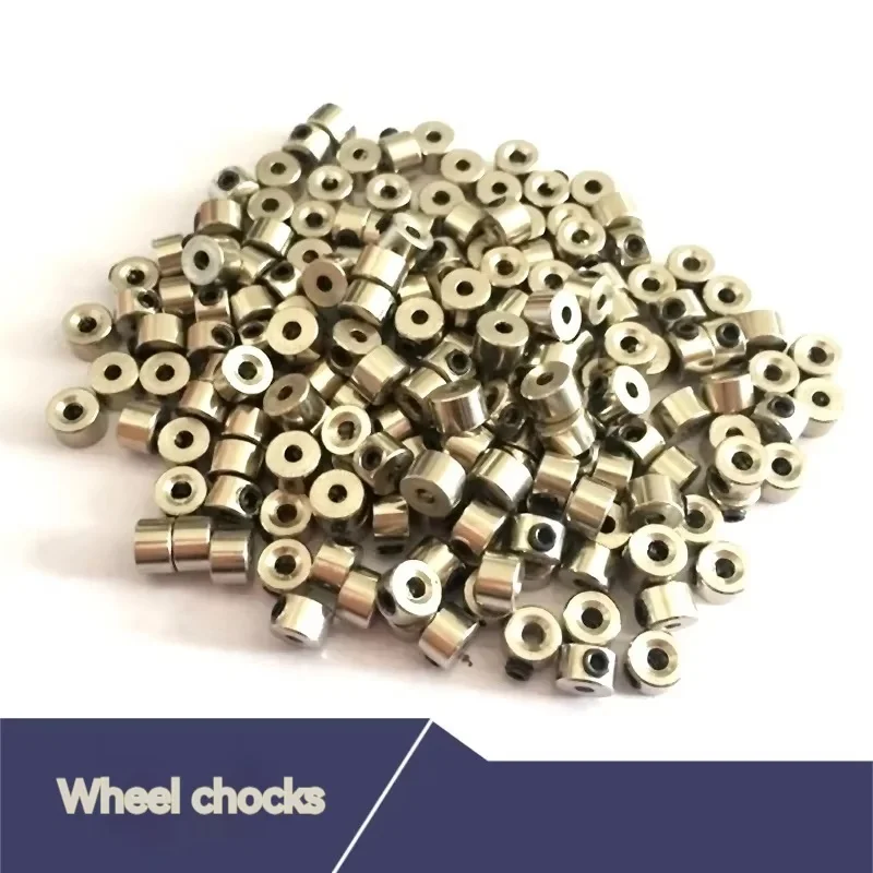 10pcs/Lots Rc Plane Landing Gear Stopper Set Wheel Collar 3.1mm Stainless Steel Exquisite Craftsmanship Model Aircraft Part