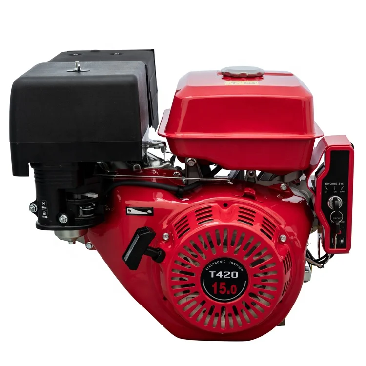 15HP Horizontal Shaft Electric Start Gasoline Engine