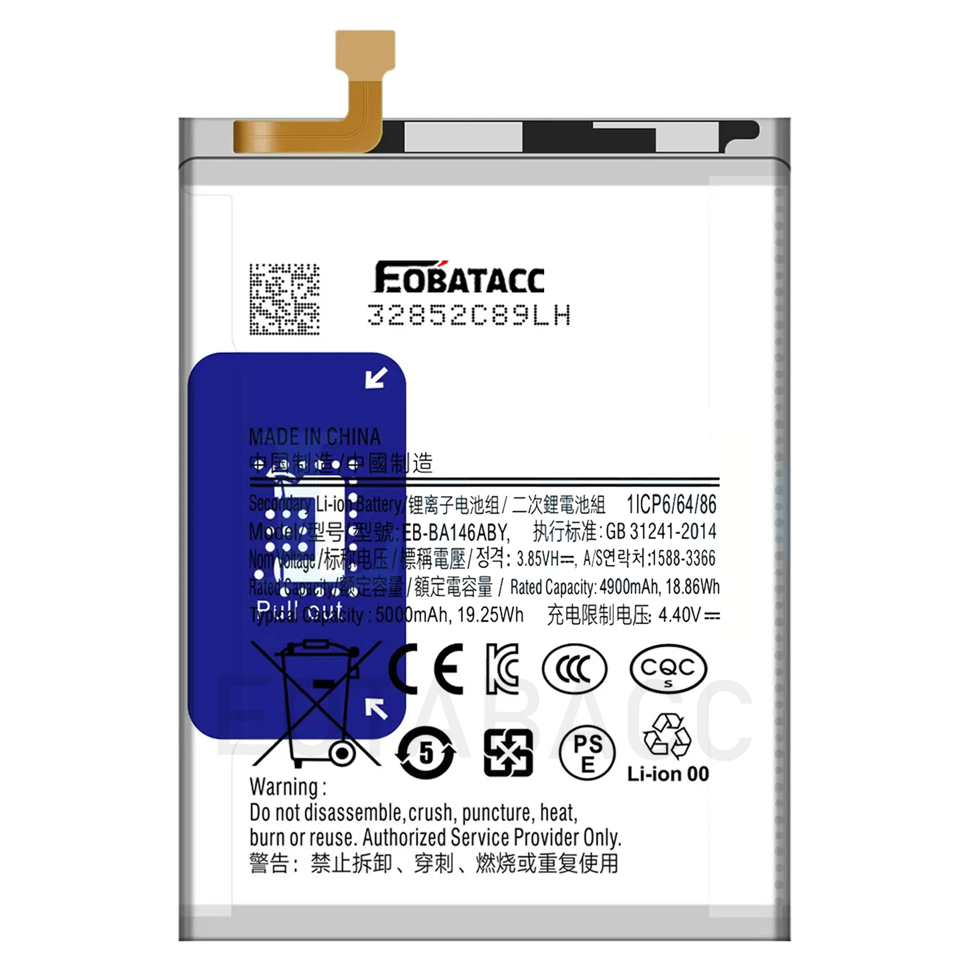 2025 Years High quality Battery EB-BA146ABY For Samsung Galaxy A14  battery +Free  Tools
