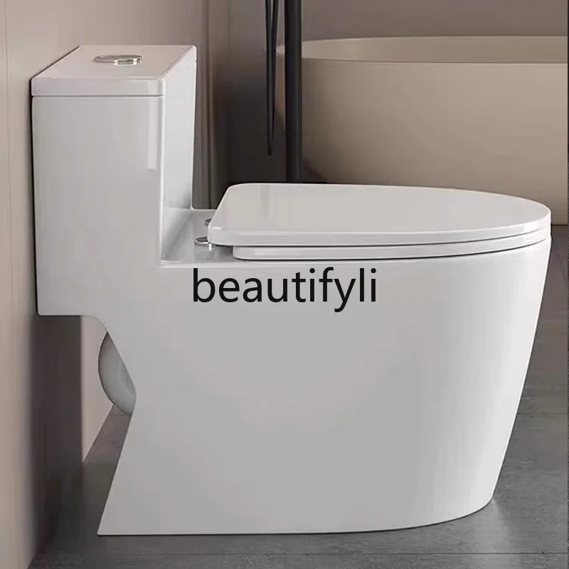 Single hole toilet large pipe anti-blocking toilet deodorant siphon water-saving mute