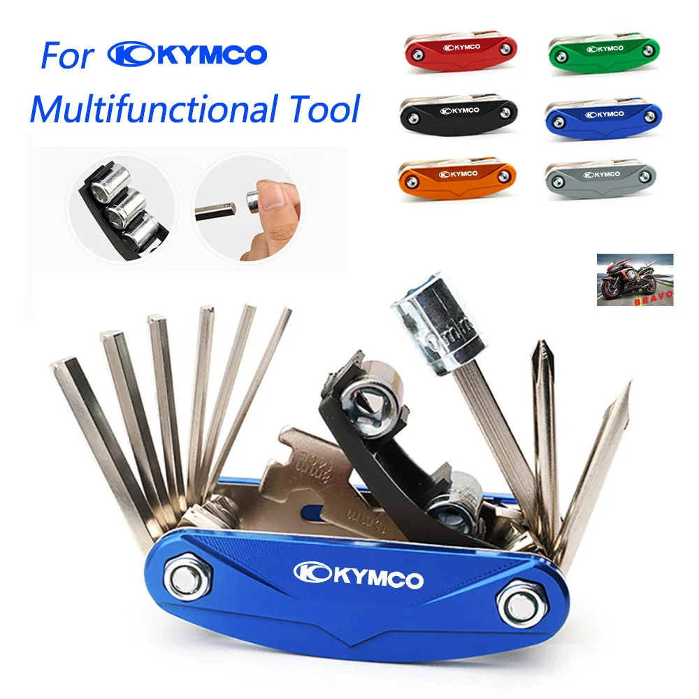 Multifunctional tool For KYMCO DOWNTOWN NIKITA GDINK KXCT PeoPle S Repair Screwdriver Set Conbination Tool Hot Deal Accessories