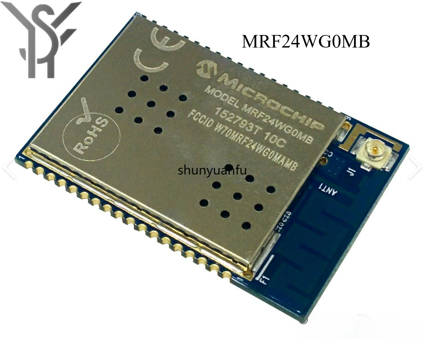 Original 100% MRF24WG0MA   MRF24WG0MB-I/RM  is an IEEE 802.11 b/g Wi-Fi radio transceiver module certified by institutions