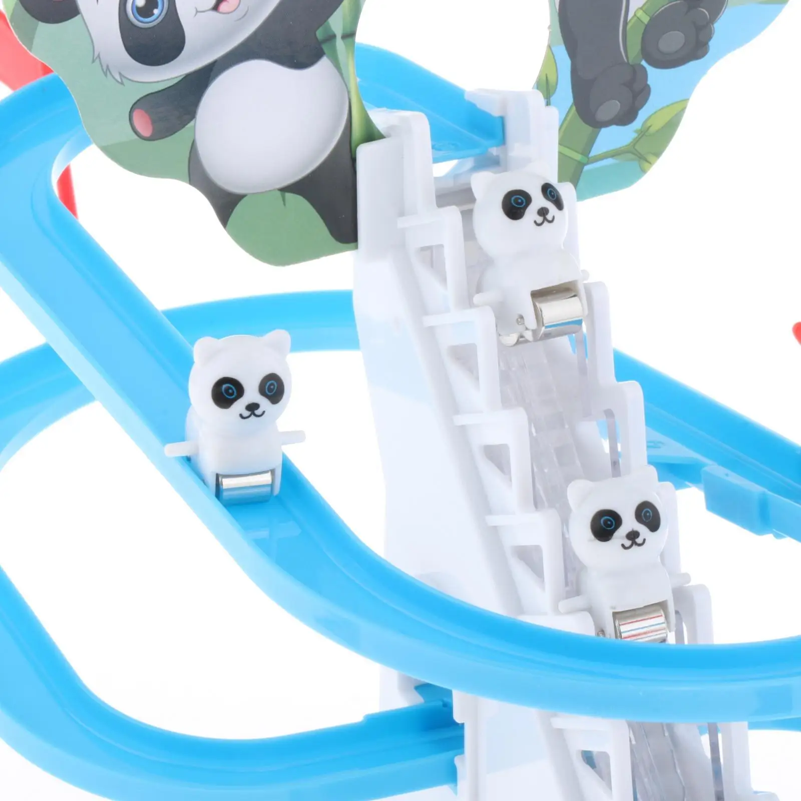 Panda Race Set Kinderen Elektrisch Speelgoed Spelen Leuk Motor Activiteit Speelgoed Racebaan Spel Set