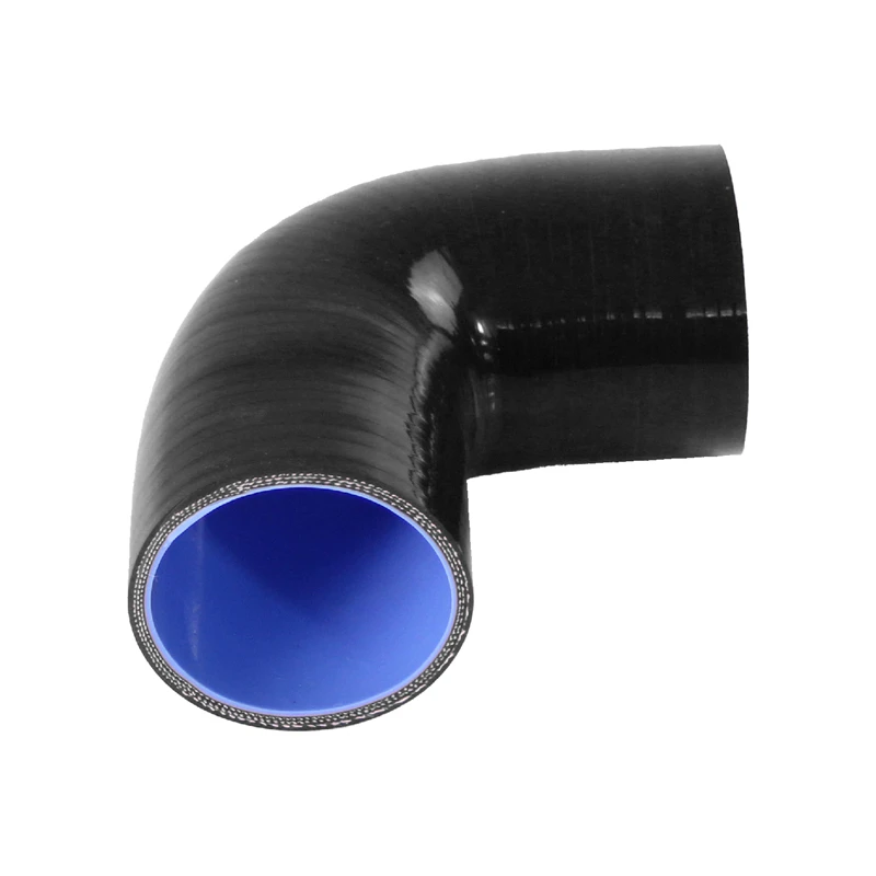 60mm 2.36inch ID 90 Degree Elbow Silicone Pipe Hose Black/Blue/Red