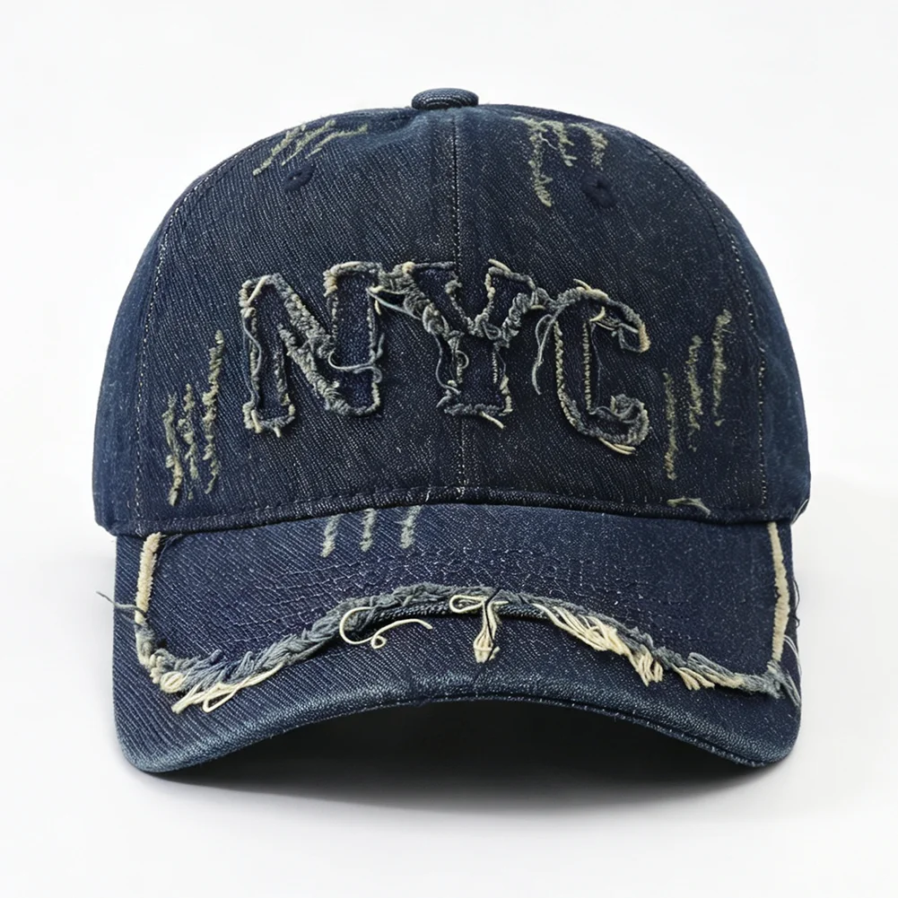 Casquette de baseball en denim - Embroidery Nyc avis et prix