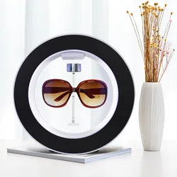 Magnetic Levitating 360Degree Rotating Acrylic Sunglasses Display Stand Glasses Holder Eyeglass Turning Commercial Display Rack