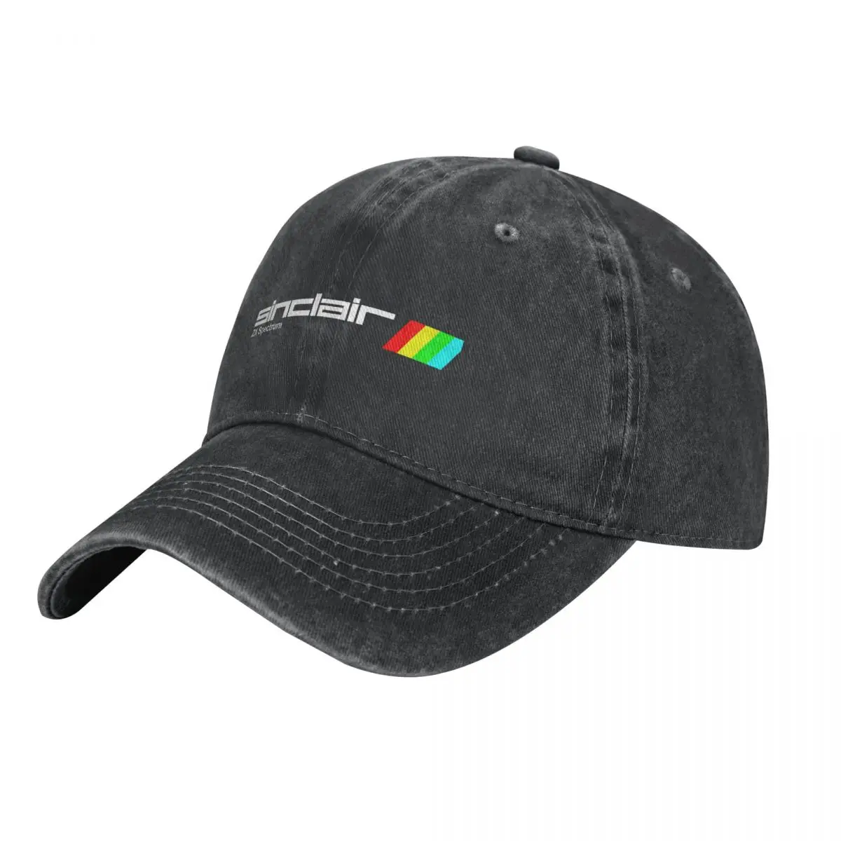 Sinclair ZXS Baseball Cap Spectrum Logo Outdoor Sports Sun-Proof Washed Trucker Hat Female Male y2k Funny Snapback Cap