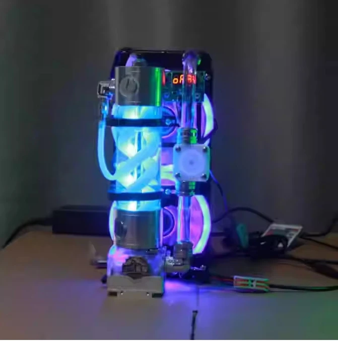 

Кулер для мобильного телефона и планшета с водяным охлаждением, полупроводниковое охлаждение, магнитная присоска