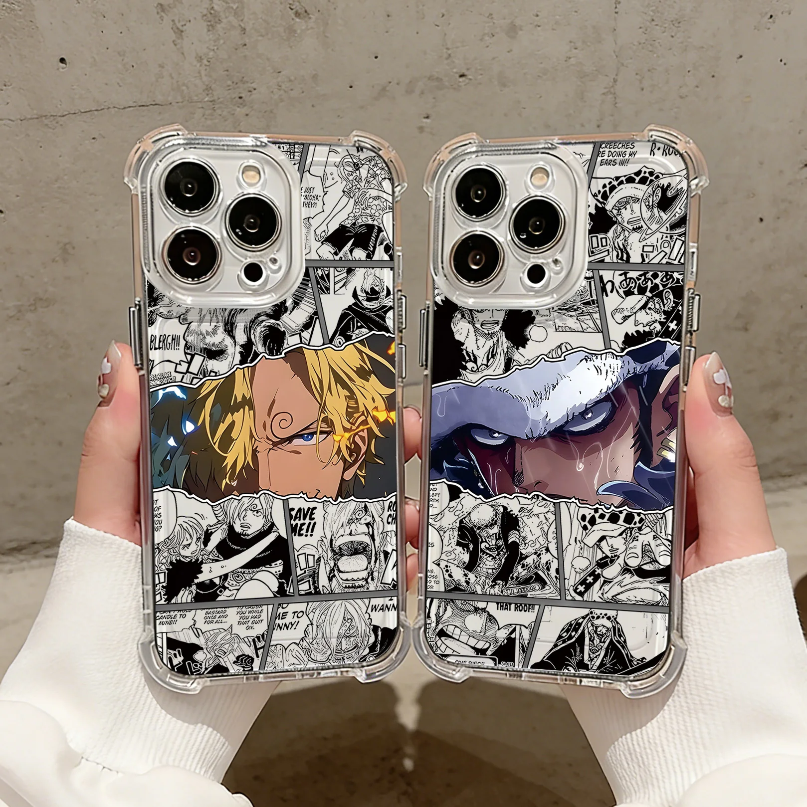 Anime Luffys Zoros Phone Case For Samsung Galaxy S26 S25 S24 S23 S22 S21 S20 Edge FE Ultra Plus 4G 5G Anti Fall Clear TPU
