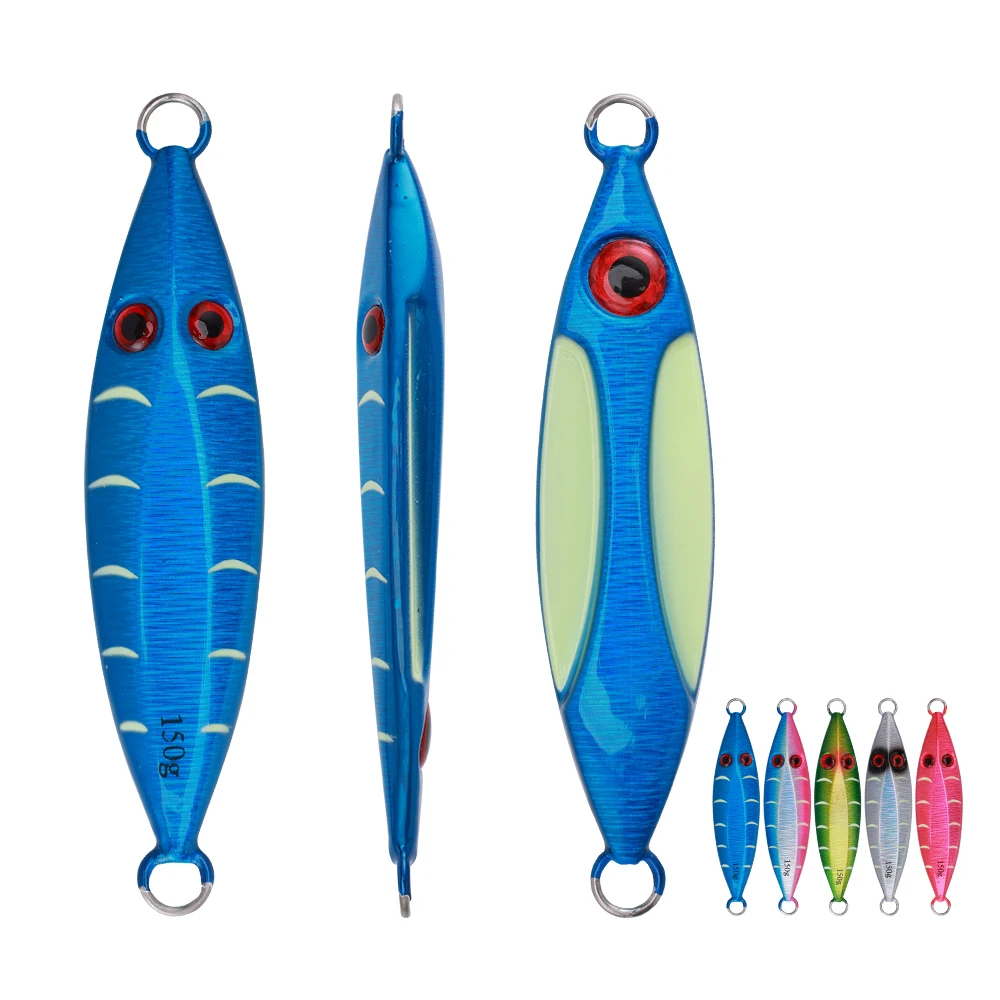 Slow Jig Metálico Luminoso Castfun – Señuelo de Pesca - imagen 4