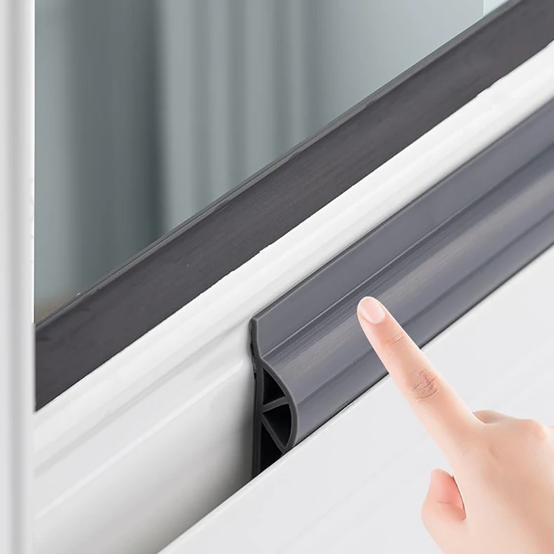 

2M Sliding Window Sealing Strip Silicone Rubber Triangular P-type Windproof and Soundproof Strip Door Sealing Gap Filling Strip