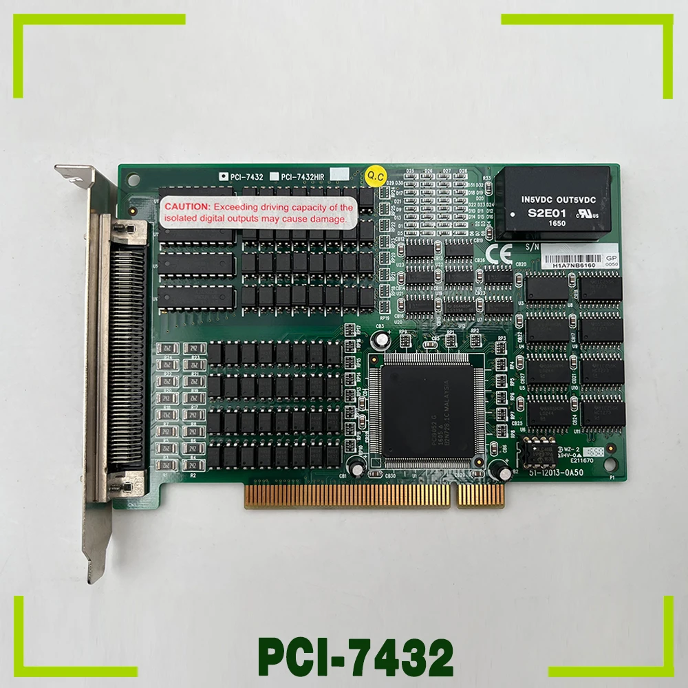 High Quality Perfect job PCI-7432 64-channel isolated high-speed digital IO card PCI-7432HIR